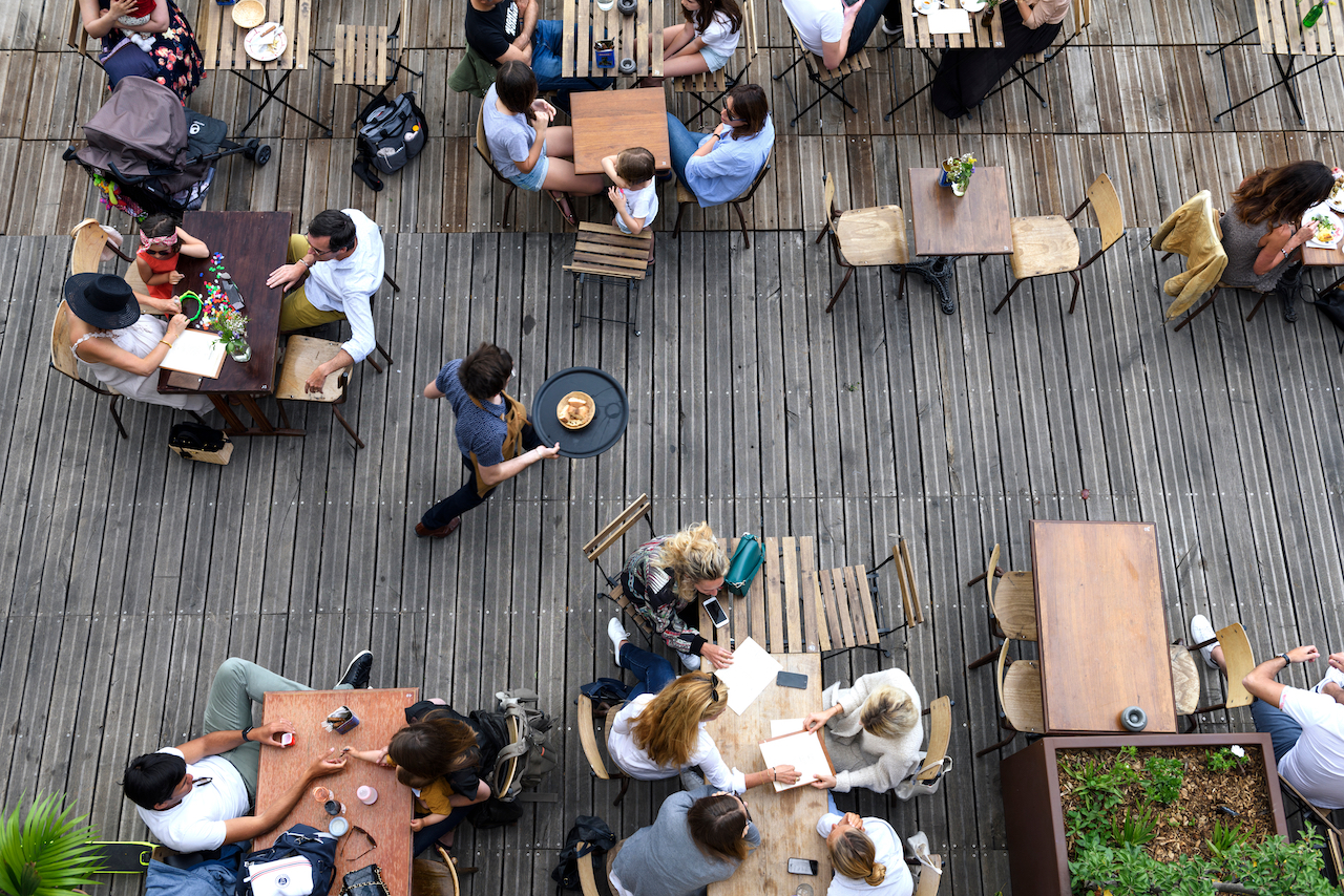 groot horeca terras
